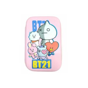 Paper Bear BT21 BTS Art Canvas Pencil Box Pouch